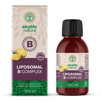 VITAMÍNY A MINERÁLY - Ekolife natura Liposomal B Complex 150ml (Lipozomální B-complex)