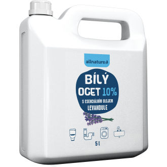 IMPORT Allnature - Allnature Bílý ocet sprej 10 % s vůní levandule 5000 ml