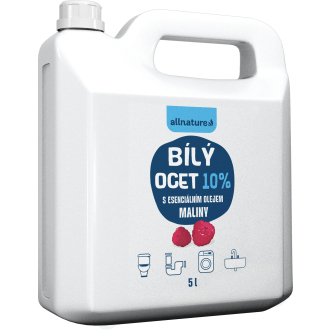 IMPORT Allnature - Allnature Bílý ocet sprej 10 % s vůní malin 5000 ml