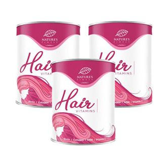 Import Foractiv.cz - Hair Vitamins 150g 2+1 ZDARMA (Normální stav vlasů)