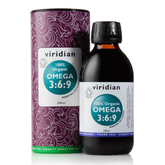 KOMPLETNÍ SORTIMENT - Viridian Omega 3:6:9 Oil 200ml Organic