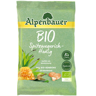 IMPORT Allnature - Alpenbauer BIO Přírodní bonbóny Jtrocel - med 90 g