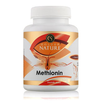 KOMPLETNÍ SORTIMENT - Golden Nature Methionin+Vitamin B6 100 cps.