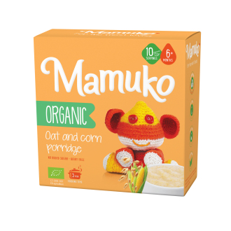 IMPORT Allnature - "Mamuko" BIO ovesná a kukuřičná kaše, 200 g