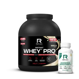 Import Foractiv.cz - Instant Whey PRO 2,2kg NEW vanilka + Magnesium 90 kapslí ZDARMA