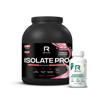 Import Foractiv.cz - Isolate PRO 1,8kg jahoda malina + Magnesium 90 kapslí ZDARMA