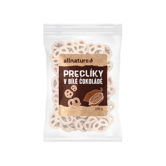 IMPORT Allnature - Allnature Preclíky v bílé čokoládě 100 g