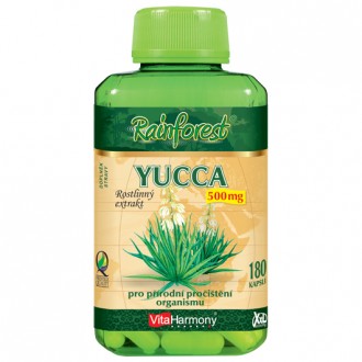KOMPLETNÍ SORTIMENT - Yucca 500 mg - 180 kapslí, XXL economy