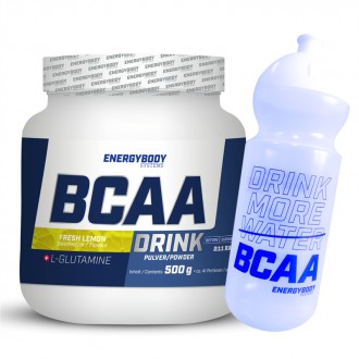 Import Foractiv.cz - BCAA Drink 500g citron + sportovní lahev ZDARMA