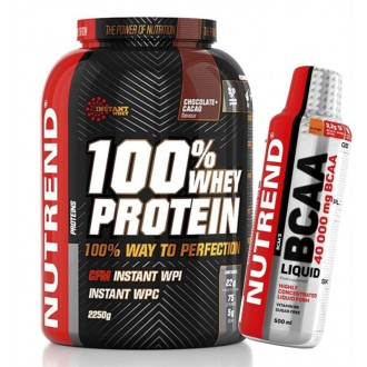 Import Foractiv.cz - 100% Whey Protein 2,25kg borůvka + BCAA Liquid 500ml ZDARMA