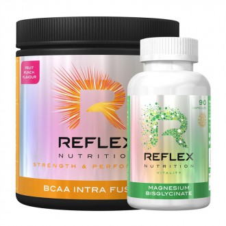 Import Foractiv.cz - BCAA Intra Fusion 400 g vodní meloun + Albion Magnesium 90 kapslí ZDARMA