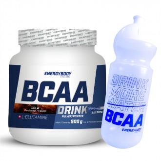 Import Foractiv.cz - BCAA Drink 500g cola + sportovní lahev ZDARMA
