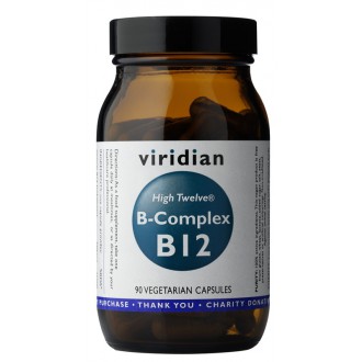 KOMPLETNÍ SORTIMENT - Viridian B-Complex B12 High Twelwe 90kapslí