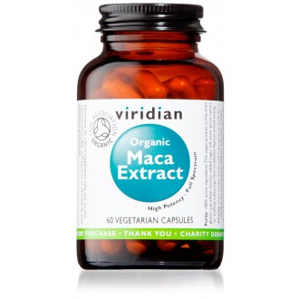 KOMPLETNÍ SORTIMENT - Viridian Maca Extract 60 kapslí Organic