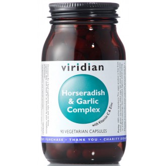 KOMPLETNÍ SORTIMENT - Viridian Horseradish & Garlic Complex 90 kapslí