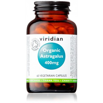 KOMPLETNÍ SORTIMENT - Viridian Astragalus 400mg 60 kapslí Organic