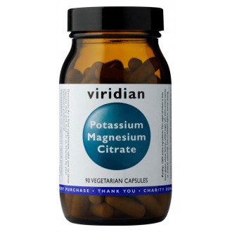 KOMPLETNÍ SORTIMENT - Viridian Potassium Magnesium (Hořčík)  Citrate 90 kapslí