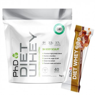 Import Foractiv.cz - Diet Whey 1kg čokoláda-máta + Tyčinka Diet Whey 65g