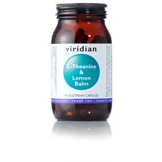 KOMPLETNÍ SORTIMENT - Viridian L-Theanine & Lemon Balm 90 kapslí