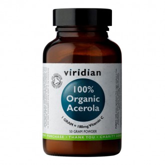 IMUNITNÍ SYSTÉM - Viridian Acerola 50g Organic