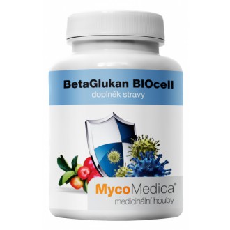KOMPLETNÍ SORTIMENT - MycoMedica beta glukan bio cell 90 cps.