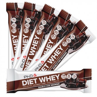 Import Foractiv.cz - Tyčinka Diet Whey 65g dark choc mocha 5 + 1 ZDARMA