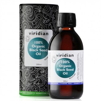 KOMPLETNÍ SORTIMENT - Viridian Black Seed Oil 200ml Organic