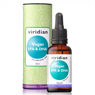 KARDIOVASKULÁRNÍ SYSTÉM - Viridian Vegan EPA & DHA 30ml