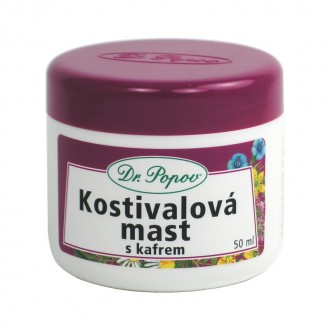 BYLINNÉ MASTI - Dr. Popov Kostivalová mast s kafrem, 50 ml