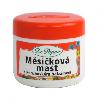 Doplňky stravy - Dr. Popov Měsíčková mast s peruánským balzámem 50 ml