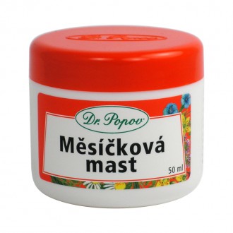 BYLINNÉ MASTI - Dr. Popov Měsíčková mast 50 ml.