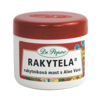 BYLINNÉ MASTI - Dr. Popov Rakytníková mast s Aloe Vera - Rakytela 50 ml