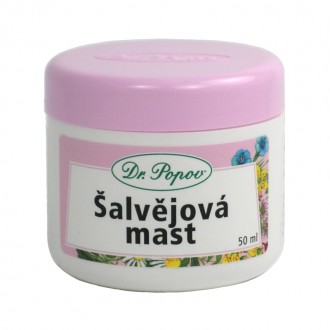 BYLINNÉ MASTI - Dr. Popov Šalvějová mast, 50 ml