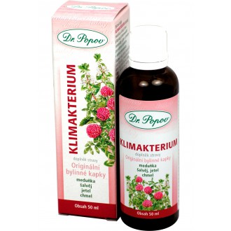 BYLINNÉ KAPKY - Dr Popov Bylinné kapky Klimakterium, 50 ml