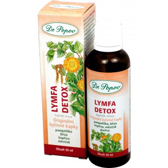 DOPLŇKY STRAVY NA: - Dr Popov Bylinné kapky Lymfa Detox, 50 ml