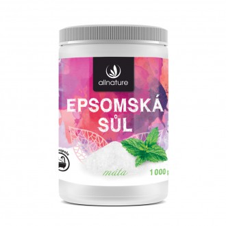 IMPORT Allnature - Allnature Epsomská sůl Máta 1000 g