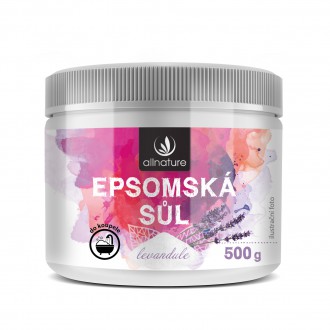 IMPORT Allnature - Allnature Epsomská sůl Levandule 500 g