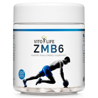 KOMPLETNÍ SORTIMENT - VITO LIFE - ZMB6 (ZMA - Zinek, Magnesium, Vitamín B6) 100 cps