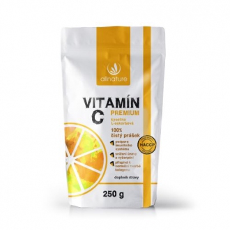 KOMPLETNÍ SORTIMENT - Allnature Vitamín C prášek Premium 250 g