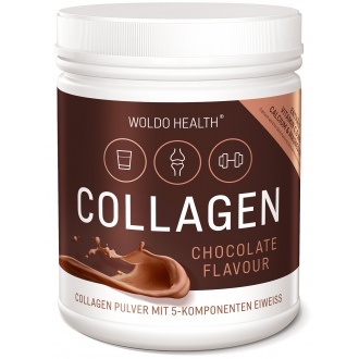 DOPLŇKY STRAVY NA: - Woldohealth 100% hovězí kolagen s 5-komponentním proteinem s vitamínem C, D, B6, vápníkem a hořčíkem 500g