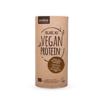 Import Foractiv.cz - Vegan Protein MIX BIO 400g kakao-čokoláda (hrách, rýže, dýně, slunečnice, konopí)