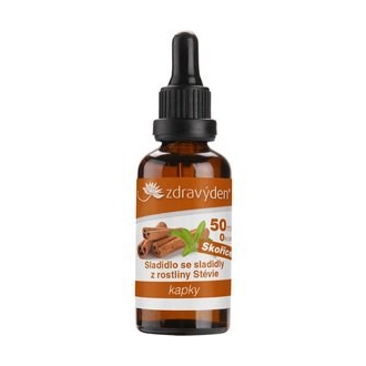 Import Foractiv.cz - Stevia kapky 50ml skořice