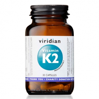KOMPLETNÍ SORTIMENT - Viridian Vitamin K2 30 kapslí