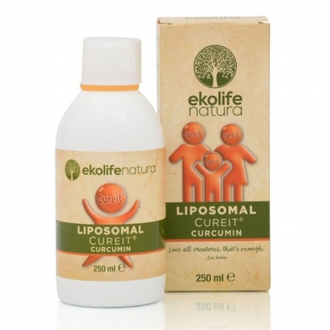 KOMPLETNÍ SORTIMENT - Ekolife natura Liposomal CureIt Curcumin 250ml (Lipozomální CureIt Kurkumin)