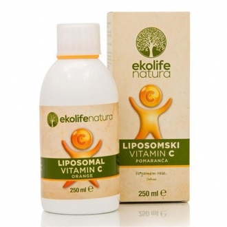 KOMPLETNÍ SORTIMENT - Ekolife natura Liposomal Vitamin C 500mg 250ml pomeranč (Lipozomální vitamín C)