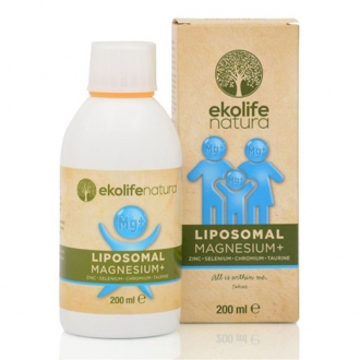 KOMPLETNÍ SORTIMENT - Ekolife Nature Liposomal Magnesium+ 200ml (Lipozomální hořčík)