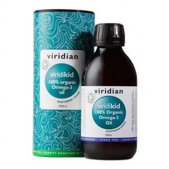 Import Foractiv.cz - Viridikid Omega 3 Oil 200ml Organic (Bio Omega 3 olej pro děti)