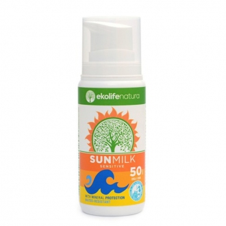 Import Foractiv.cz - Sun Milk Sensitive SPF50 100ml (Mléko na opalování pro citlivou pokožku)