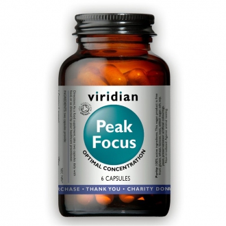 Import Foractiv.cz - Peak Focus 6 kapslí Organic (Normální kognitivní funkce)