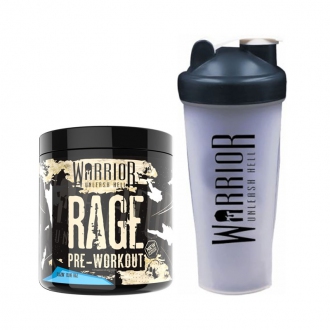 Import Foractiv.cz - RAGE Pre-Workout 392g blazin blue raspberry + Šejkr zdarma